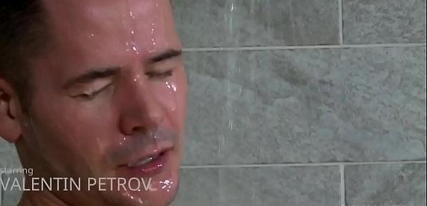  Valentin sensually fucks Sean in the shower